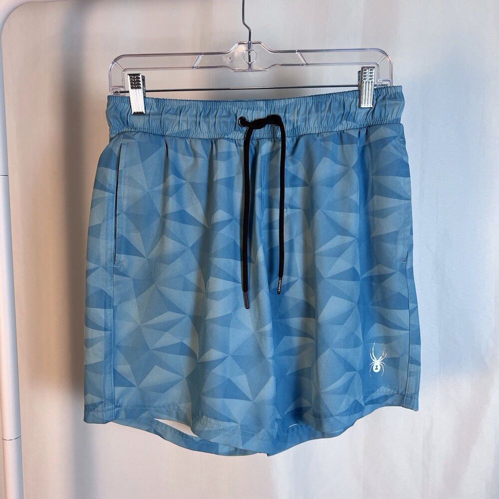 Mens Spyder Brand Swim Trunks Shorts Size S UV Protection